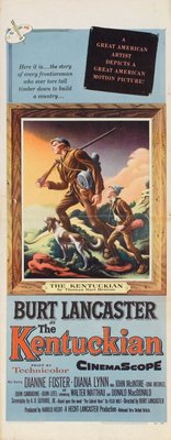 The Kentuckian movie poster (1955) wooden framed poster