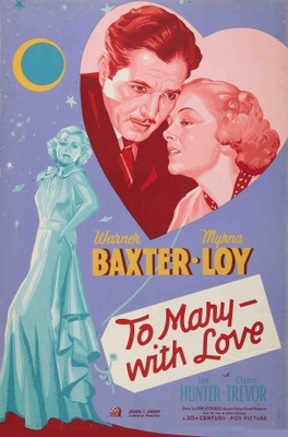 To Mary - with Love movie poster (1936) poster with hanger
