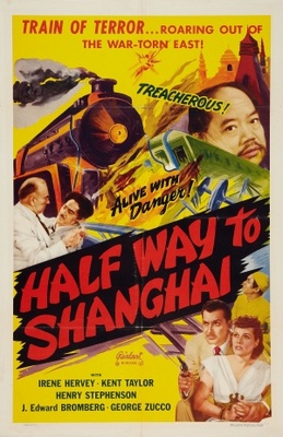 Half Way to Shanghai movie poster (1942) metal framed poster
