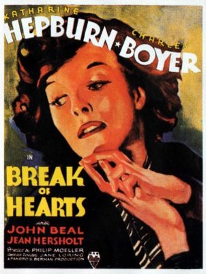 Break of Hearts movie poster (1935) wood print
