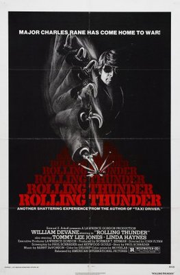 Rolling Thunder movie poster (1977) wood print