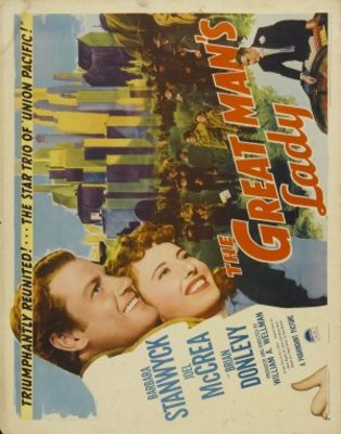 The Great Man's Lady movie poster (1942) wooden framed poster