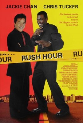 Rush Hour movie poster (1998) wood print