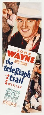 The Telegraph Trail movie poster (1933) canvas poster