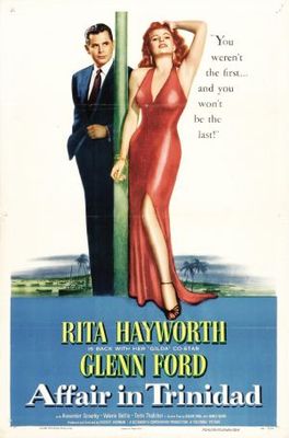 Affair in Trinidad movie poster (1952) pillow