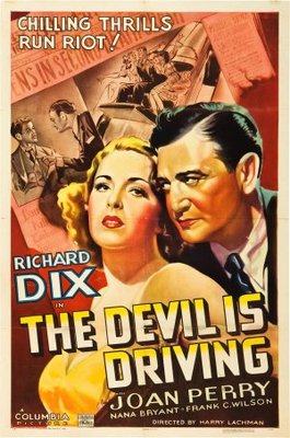 The Devil Is Driving movie poster (1937) mug