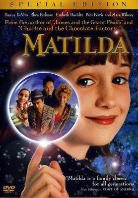 Matilda movie poster (1996) metal framed poster