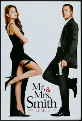 Mr. & Mrs. Smith movie poster (2005) Mouse Pad MOV_7cf3bc28