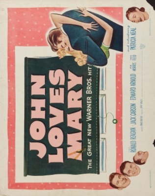 John Loves Mary movie poster (1949) pillow