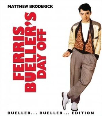 Ferris Bueller's Day Off movie poster (1986) Stickers MOV_7d1f08f4