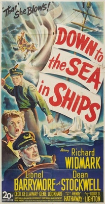 Down to the Sea in Ships movie poster (1949) mug