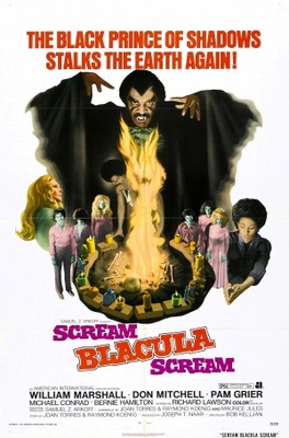 Scream Blacula Scream movie poster (1973) mouse pad