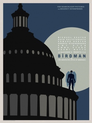 Birdman movie poster (2014) Stickers MOV_7d7d242b