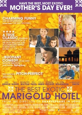 The Best Exotic Marigold Hotel movie poster (2011) wooden framed poster