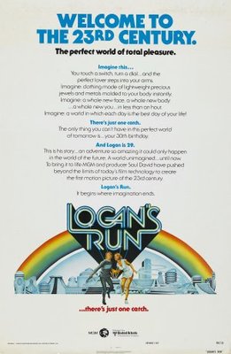 Logan's Run movie poster (1976) metal framed poster