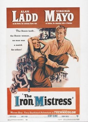 The Iron Mistress movie poster (1952) mug