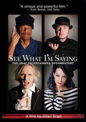 See What I'm Saying: The Deaf Entertainers Documentary movie poster (2008) poster with hanger