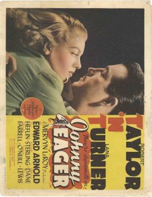 Johnny Eager movie poster (1942) wood print
