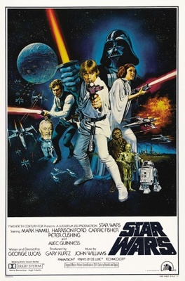 Star Wars movie poster (1977) Stickers MOV_7dc4ecb6