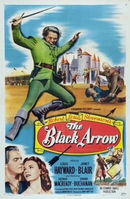 The Black Arrow movie poster (1948) wood print
