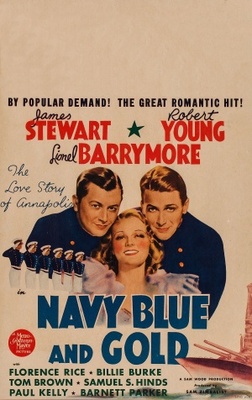 Navy Blue and Gold movie poster (1937) mouse pad