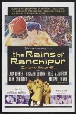 The Rains of Ranchipur movie poster (1955) Longsleeve T-shirt