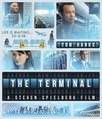 The Terminal movie poster (2004) poster with hanger
