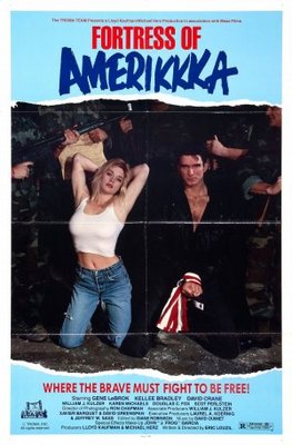 Fortress of Amerikkka movie poster (1989) poster with hanger