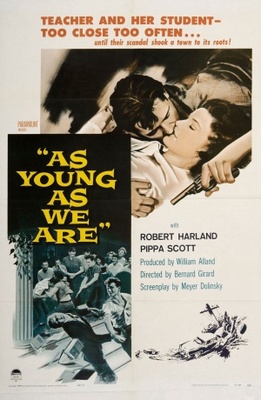 As Young as We Are movie poster (1958) wood print