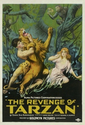 The Revenge of Tarzan movie poster (1920) metal framed poster