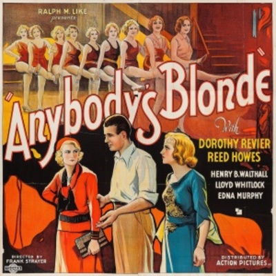 Anybody's Blonde movie poster (1931) canvas poster