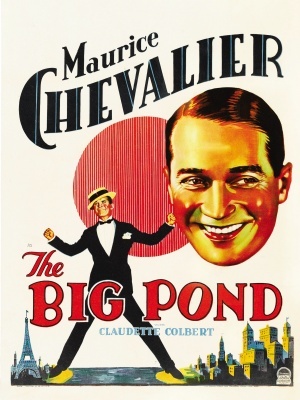 The Big Pond movie poster (1930) wood print