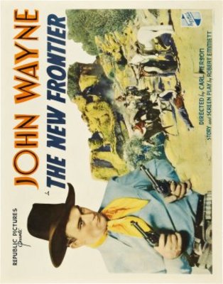 The New Frontier movie poster (1935) poster with hanger