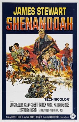 Shenandoah movie poster (1965) t-shirt