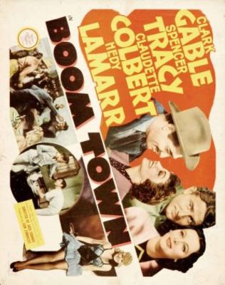 Boom Town movie poster (1940) metal framed poster