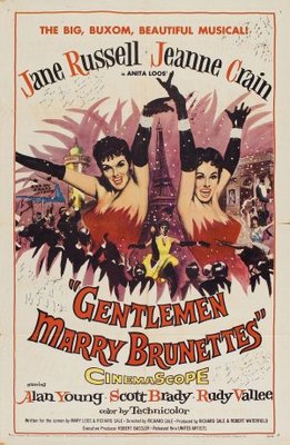 Gentlemen Marry Brunettes movie poster (1955) mug