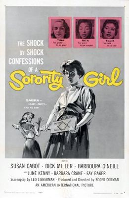 Sorority Girl movie poster (1957) wooden framed poster