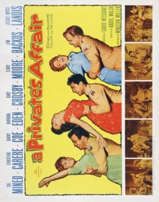 A Private's Affair movie poster (1959) pillow