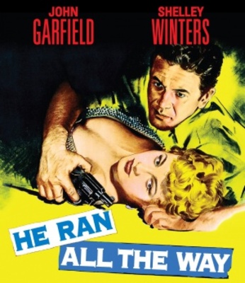 He Ran All the Way movie poster (1951) wooden framed poster