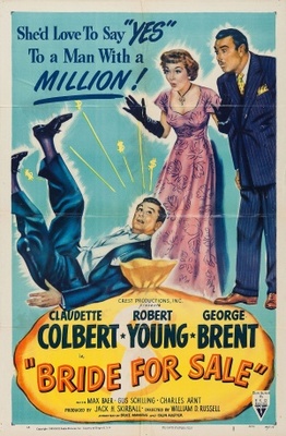 Bride for Sale movie poster (1949) metal framed poster
