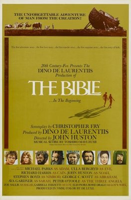 The Bible movie poster (1966) wood print