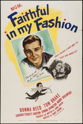 Faithful in My Fashion movie poster (1946) wood print