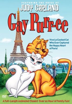 Gay Purr-ee movie poster (1962) canvas poster