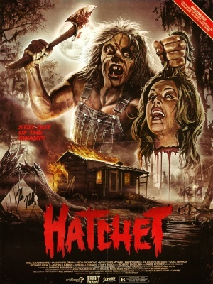 Hatchet movie poster (2006) metal framed poster