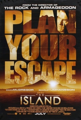 The Island movie poster (2005) tote bag