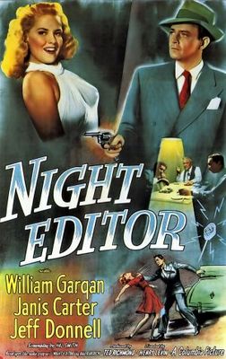 Night Editor movie poster (1946) sweatshirt