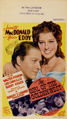 The Girl of the Golden West movie poster (1938) canvas poster