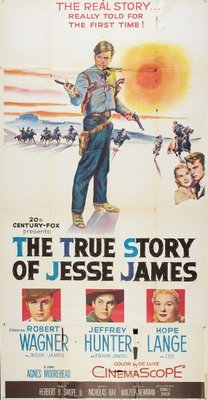 The True Story of Jesse James movie poster (1957) Longsleeve T-shirt