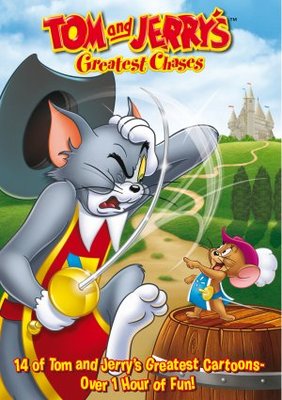 Tom and Jerry's Greatest Chases movie poster (2000) metal framed poster