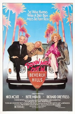 Down and Out in Beverly Hills movie poster (1986) wood print